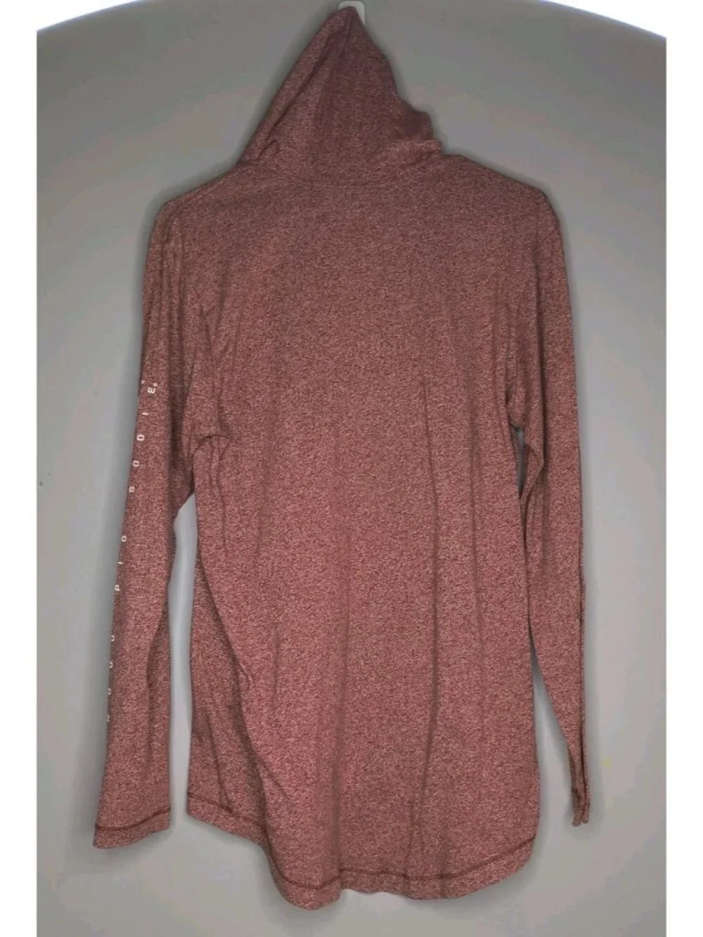 Arkansas Razorback The Nike Tee Long Sleeve Hooded Red Pig Sooie Women's Small - Picture 5 of 12
